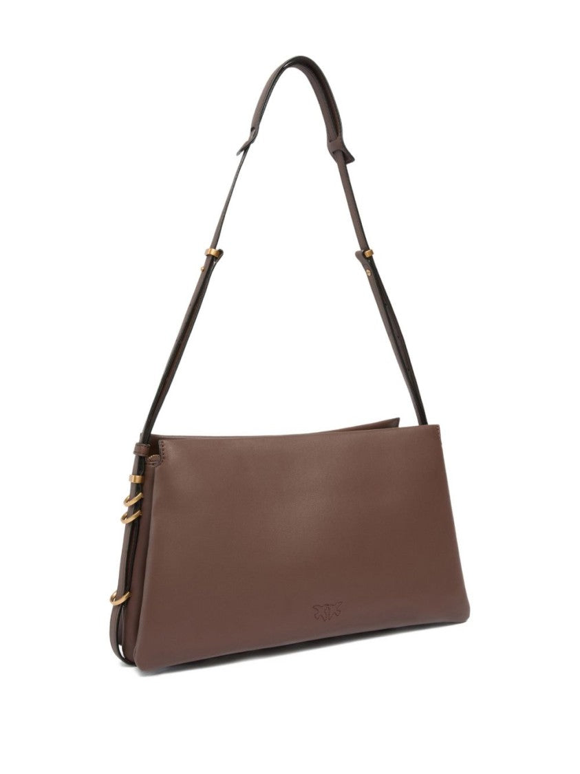 Pinko Shoulder Bag In Calfskin Leather