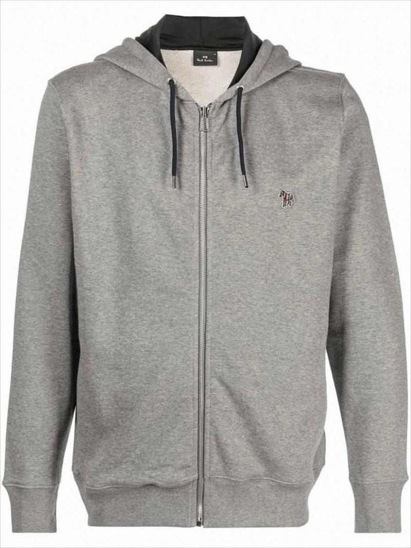 Paul Smith Classic Zip-Up Hoodie With Subtle Logo Embroidery