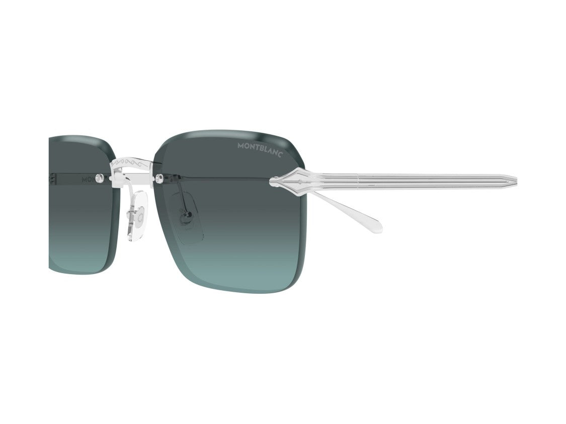 Montblanc Grey Mb0456s Gradient Rimless Sunglasses