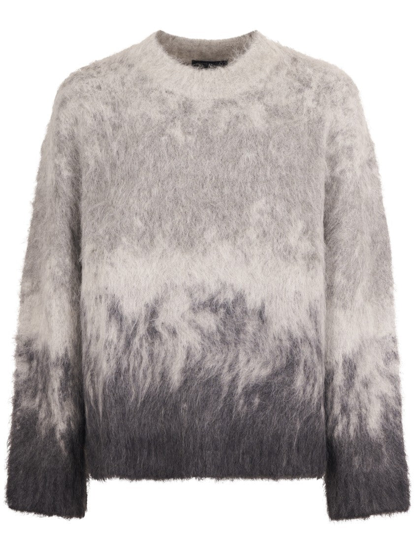 Represent Ombre Knit Sweater With Classic Texture