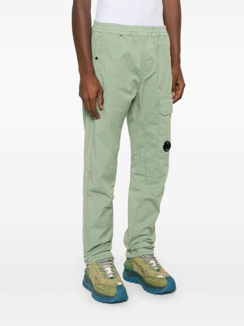 C.P. Company Sage Green Twill Stretch Cargo Pants