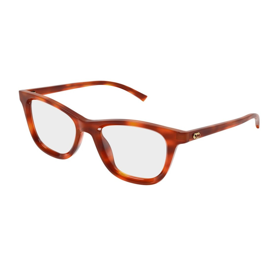 Gucci Havana Gg1945o Recycled Acetate Square Eyeglasses