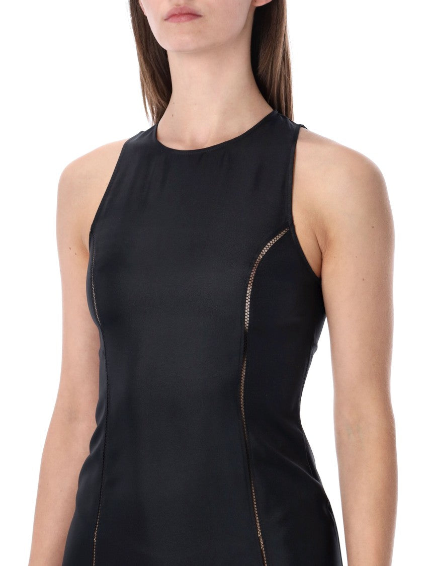Loulou Studio Iraka Silk Twill Midi Dress