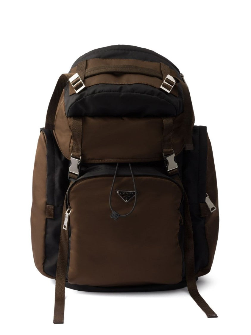 Prada Black Spacious Re-Nylon Harness Backpack