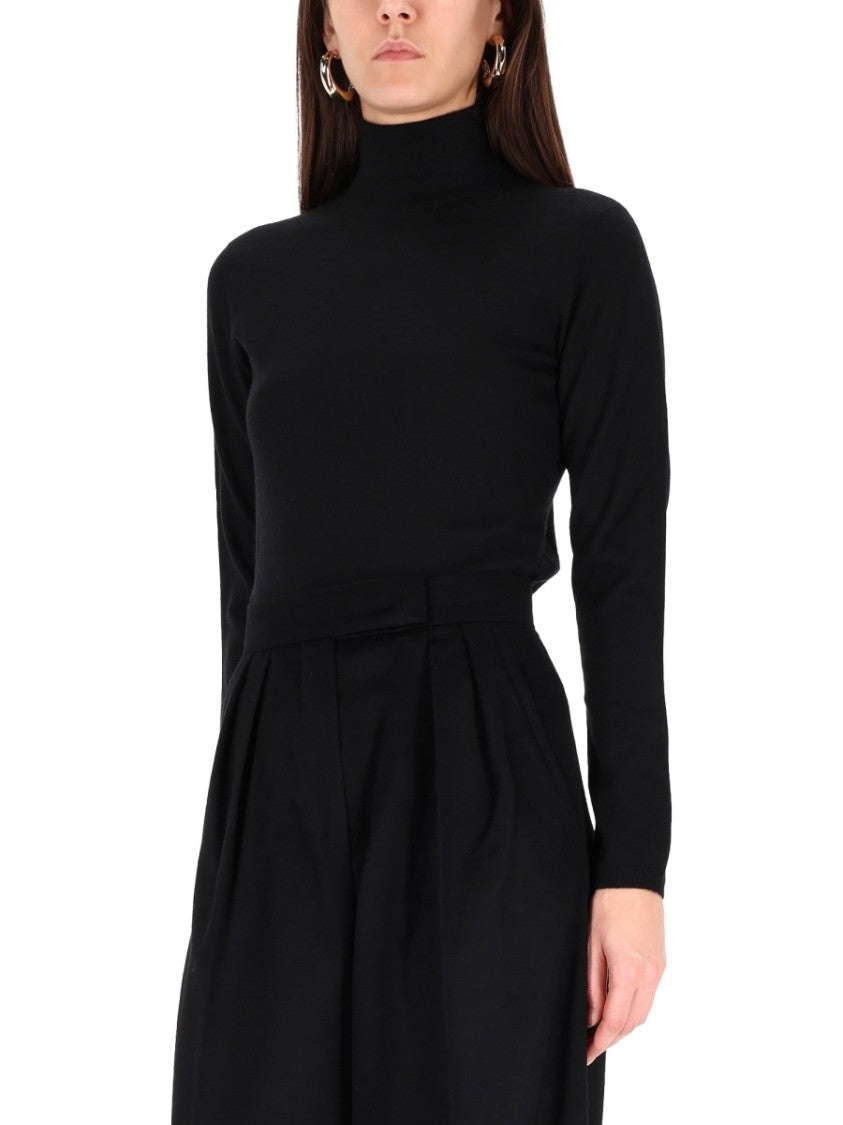 Max Mara Fitted Cashmere Turtleneck Sweater