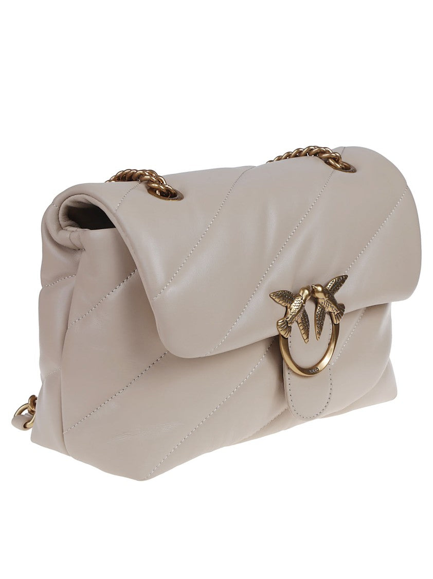 Pinko Love Classic Puff Sheepskin Shoulder Bag