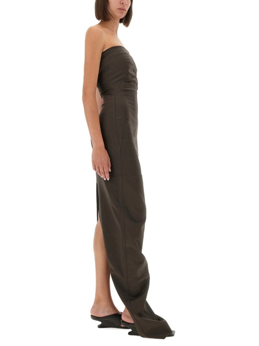 Rick Owens Strapless Fitted Dress