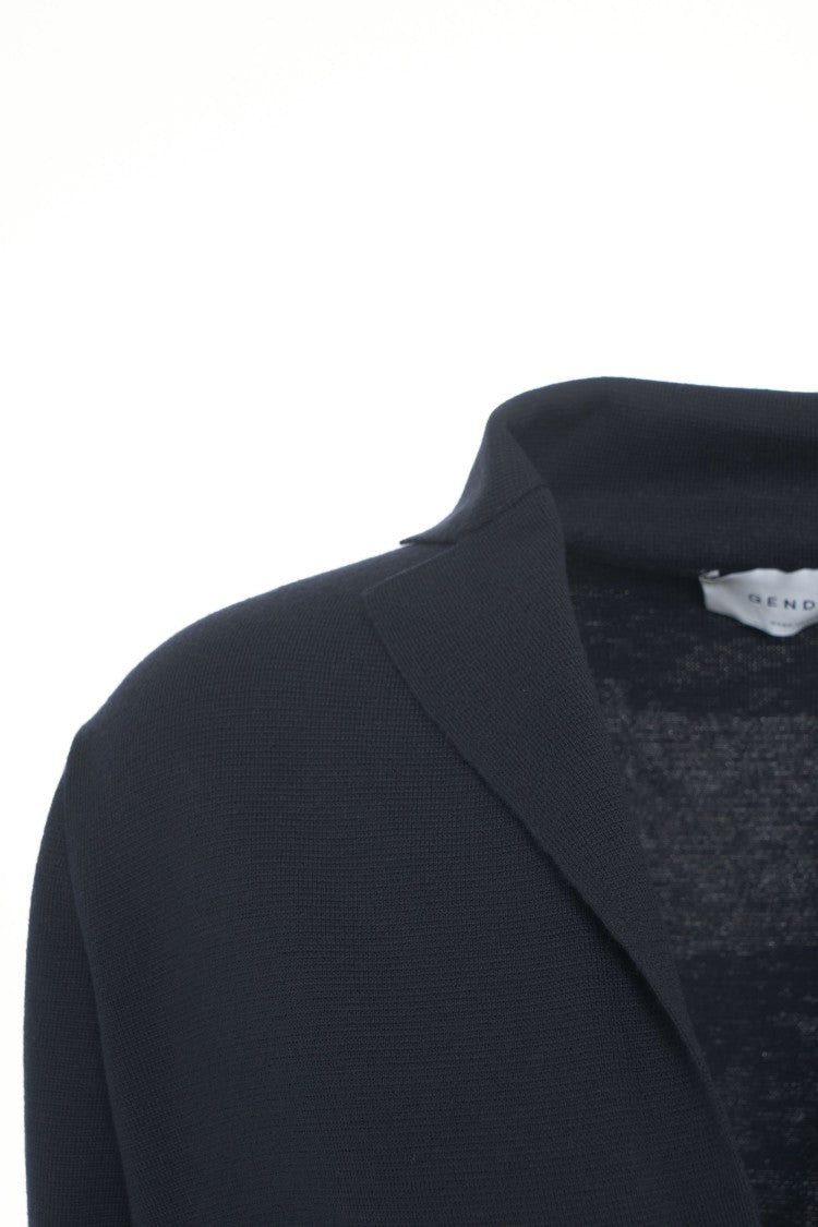 Gender Virgin Wool Cardigan