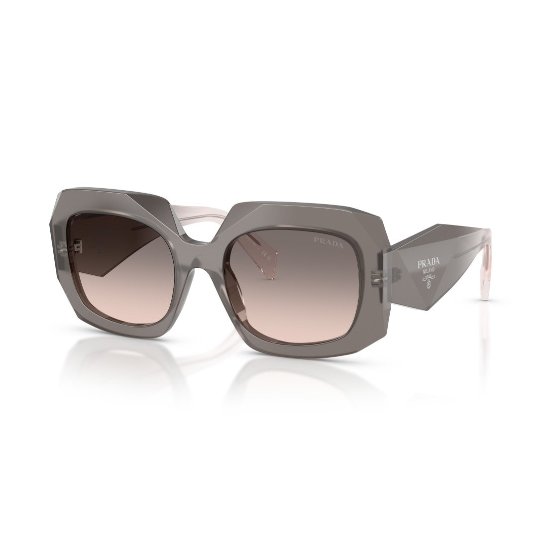 Prada 0Pr B23s Oversized Square Frame Sunglasses