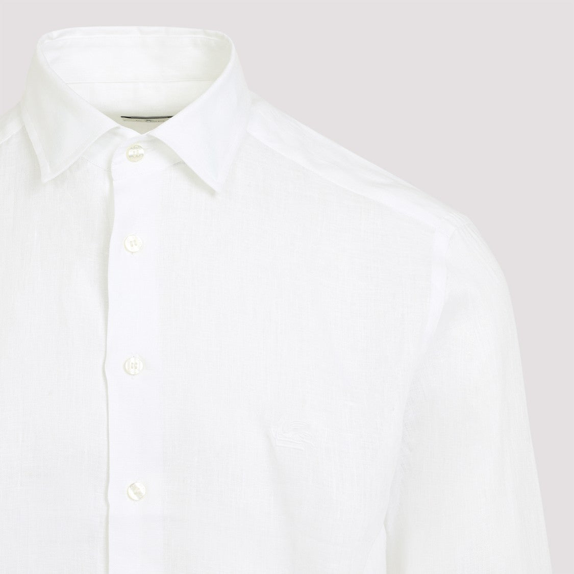 Etro Classic White Linen Shirt