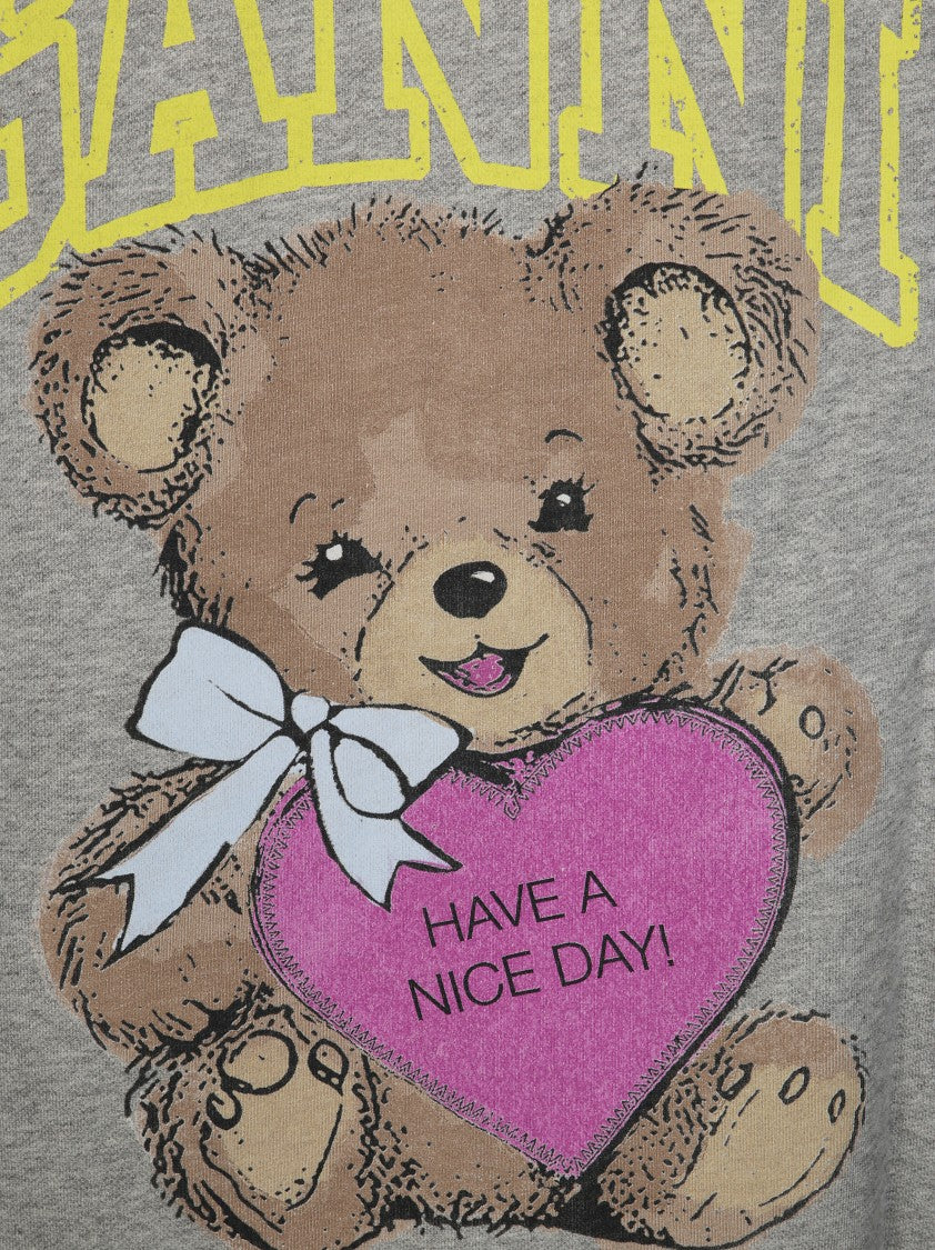 Ganni Isoli Teddy Oversized Zip Hoodie