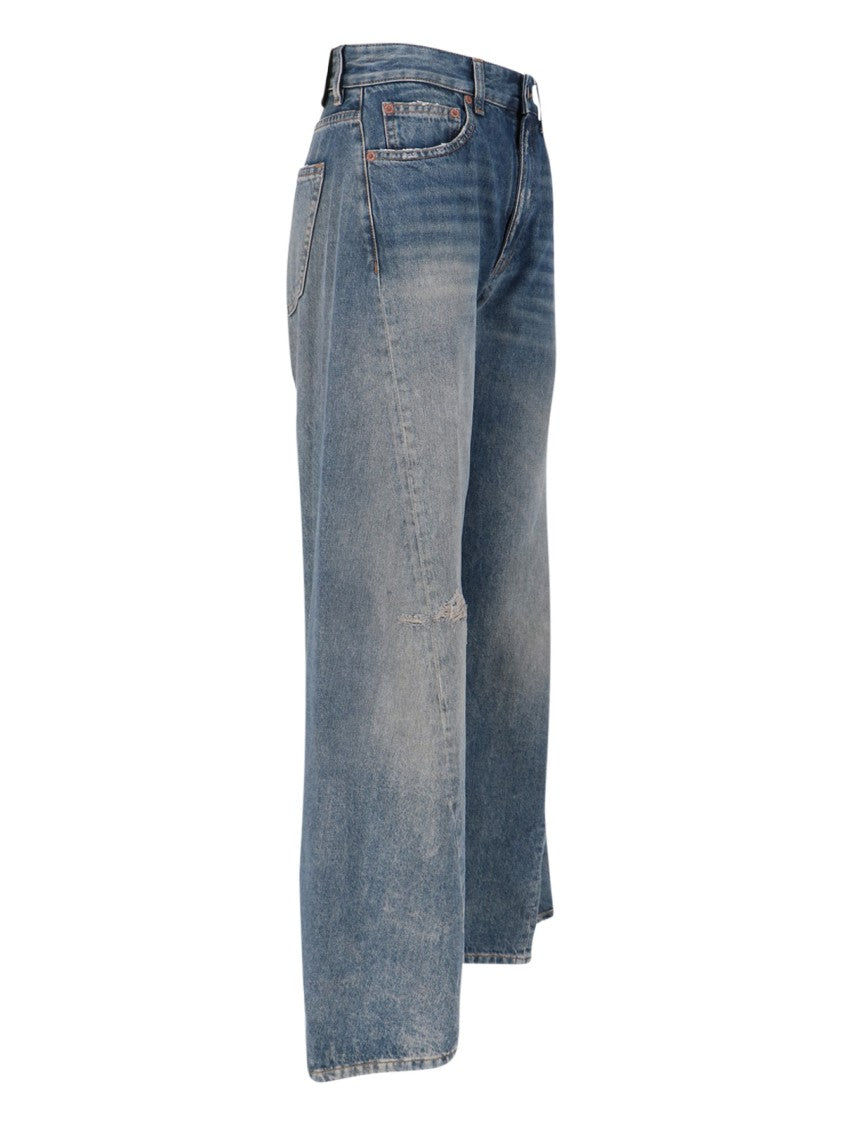 Mm6 By Maison Margiela Wide Jeans – Blue