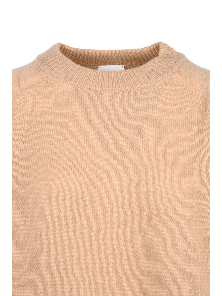Alysi Crewneck Sweater With Raglan Sleeves And Luxurious Wool-Cashmere Blend