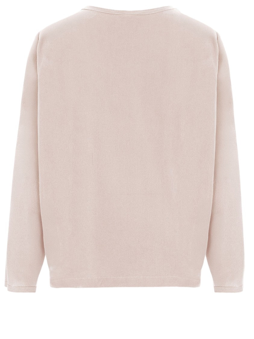Q-Wins Silk Knit Sweater