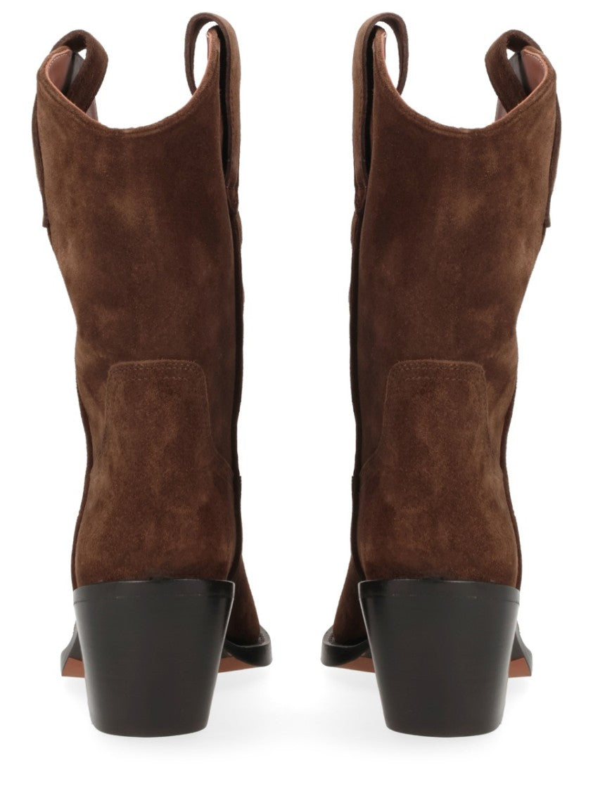 Paris Texas Dakota Mid-Calf Pointed Western Boots