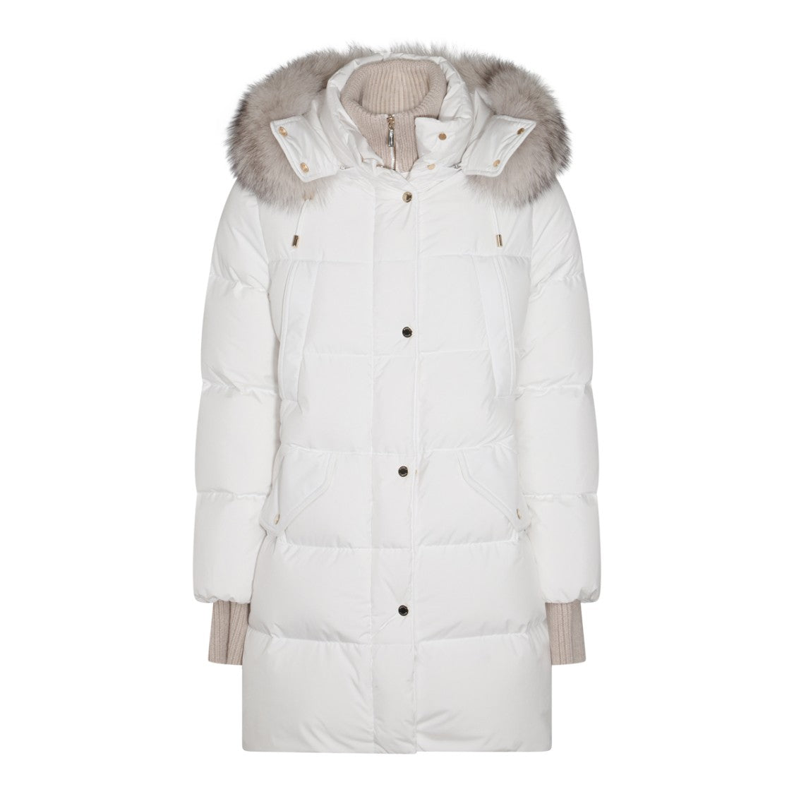 Moorer White Down Jacket