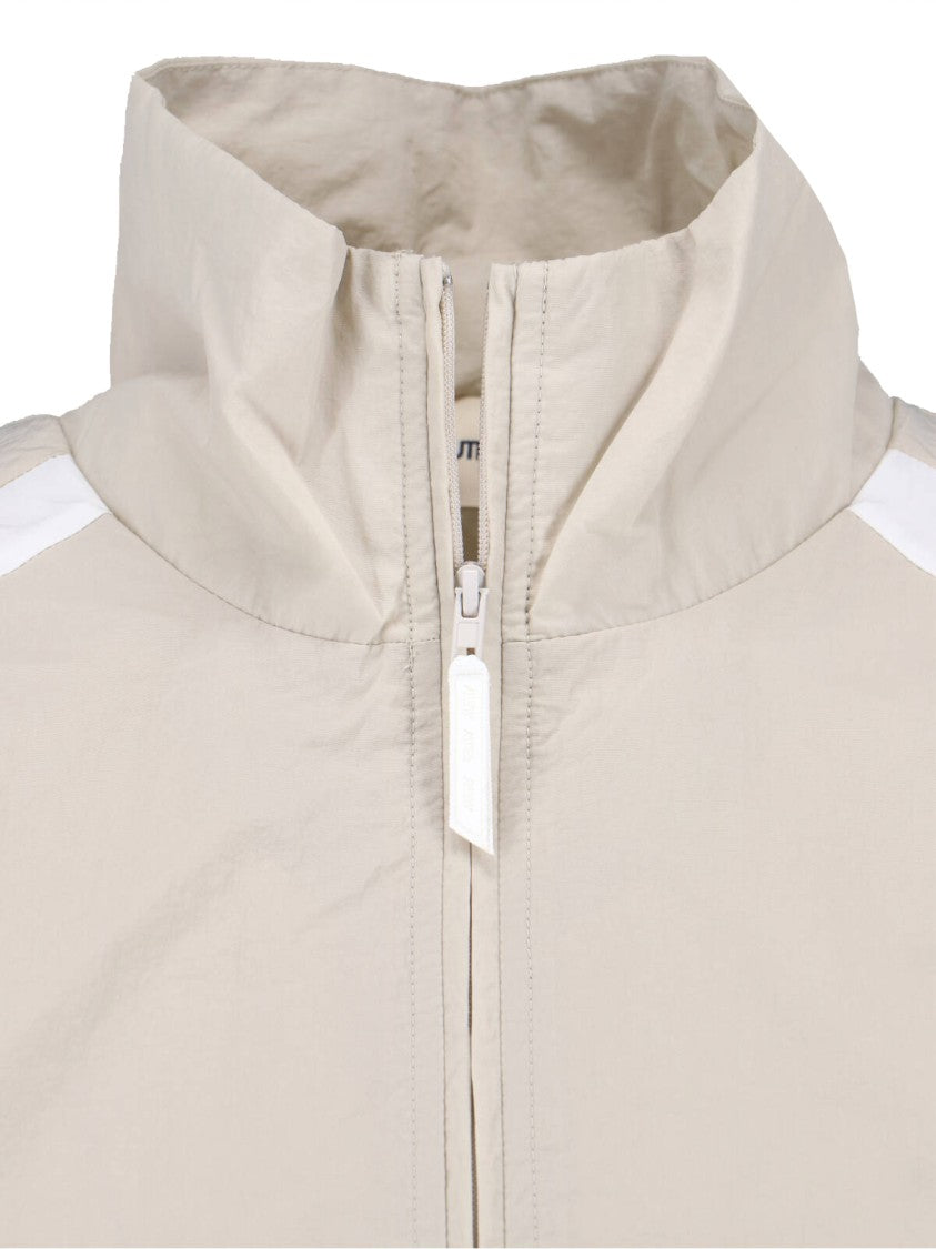 Autry Grey Jacket With High Collar