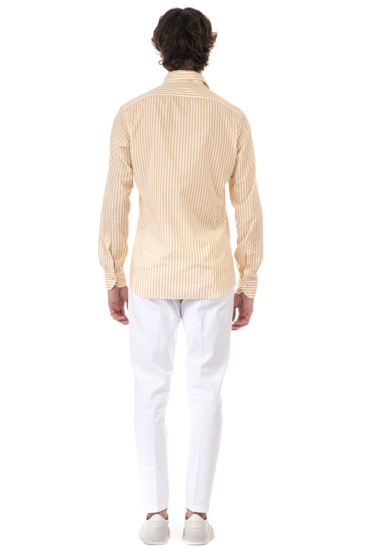 Borriello Brushed Cotton Stripe Shirt