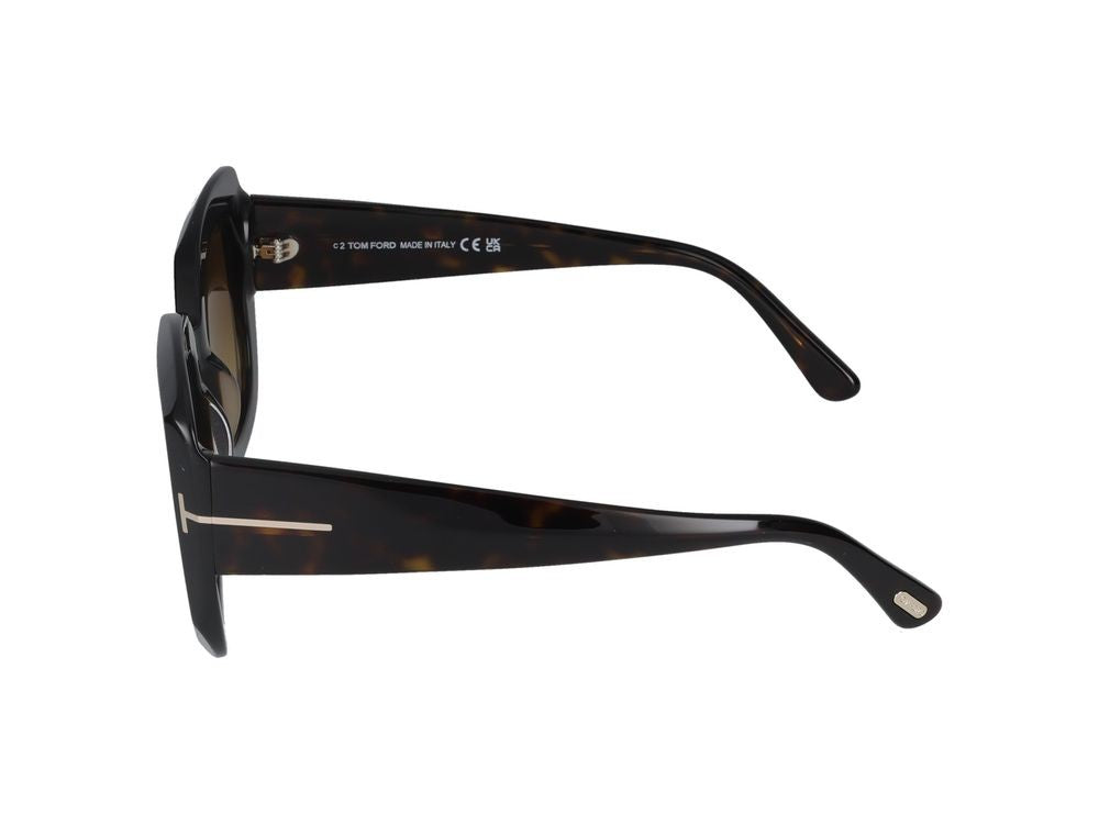 Tom Ford Tortoiseshell Oversized Square Sunglasses