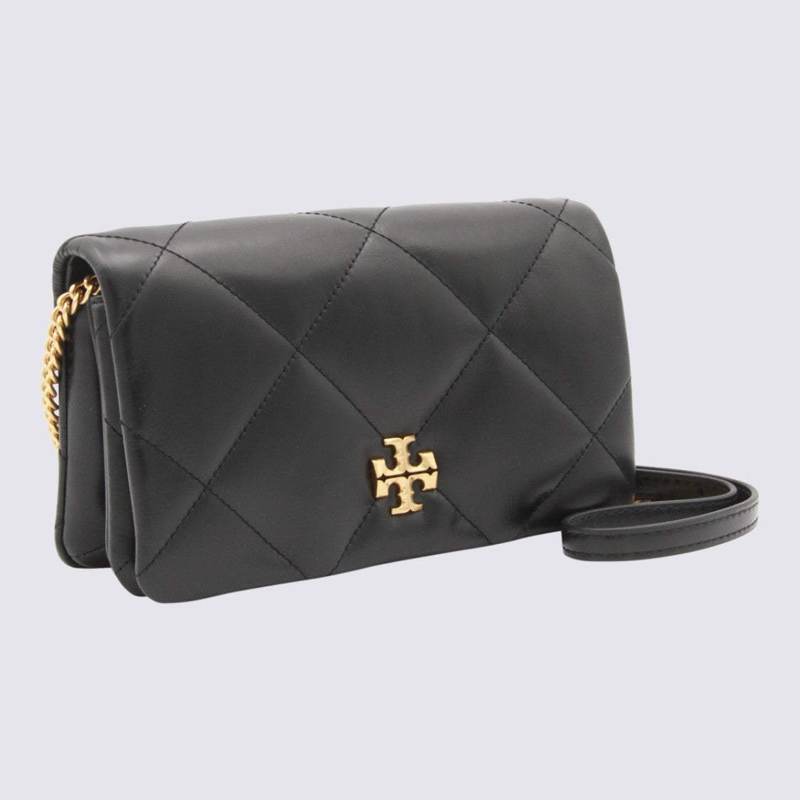 Tory Burch Black Leather Kira Crossbody Bag
