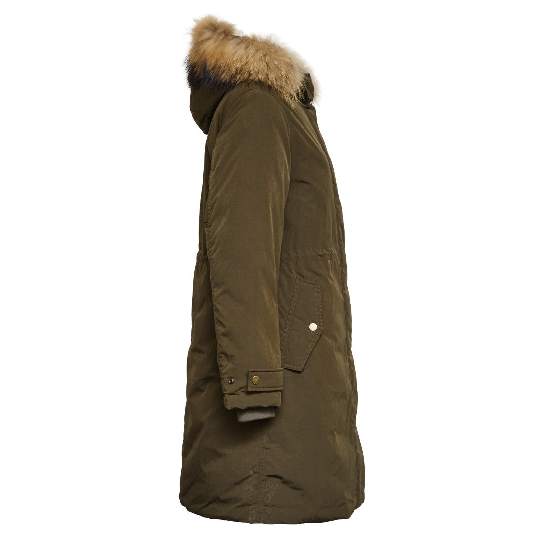 Woolrich Flared Parka With Removable Murmasky Fur Hood