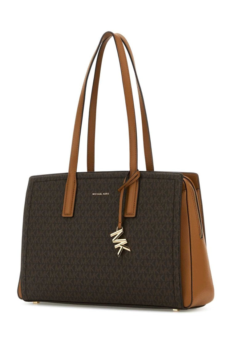 Michael Michael Kors Printed Canvas Medium Laila Shopping Bag