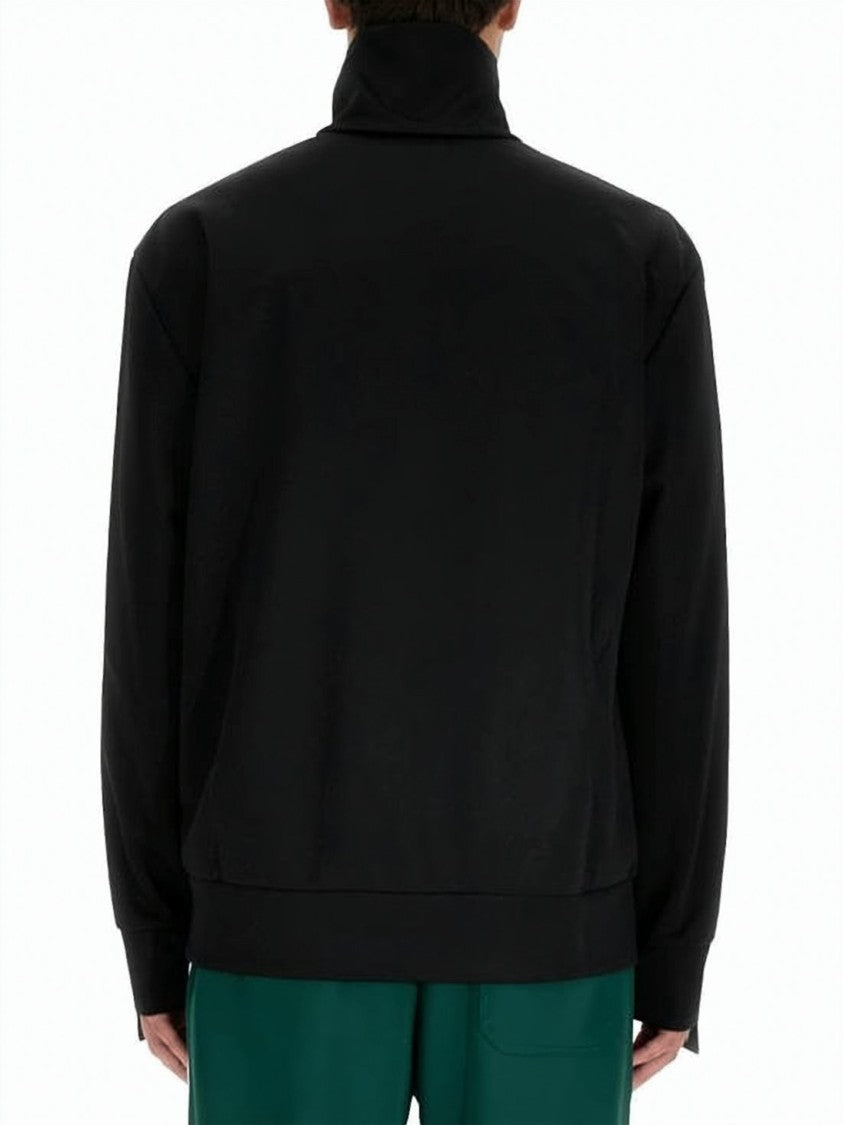 Golden Goose Track Jacket With Star Motifs And High Collar