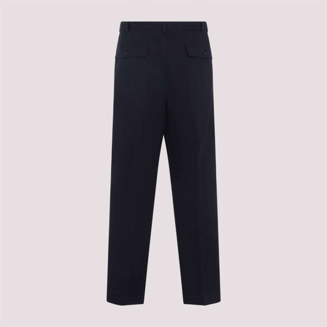 Ralph Lauren X Purple Label Tailored Black Trousers With Flap Pockets