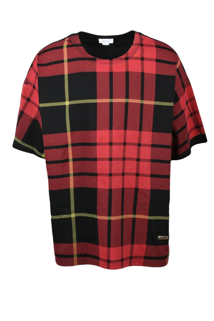 Alexander Mcqueen Cotton T-Shirt - Red/Black