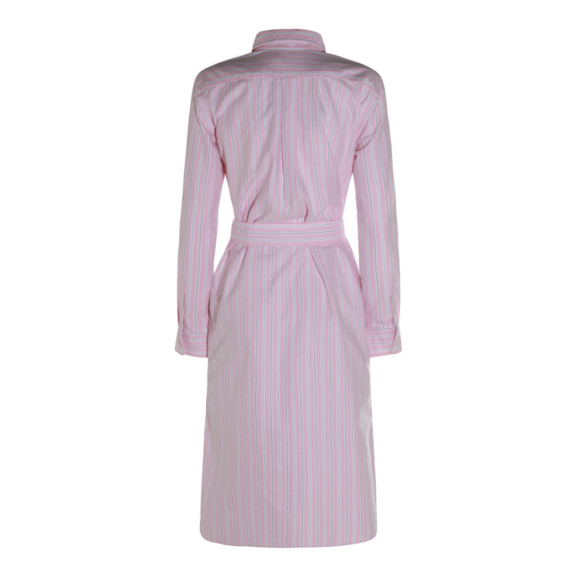 Polo Ralph Lauren Classic Shirt Dress With Vertical Stripes