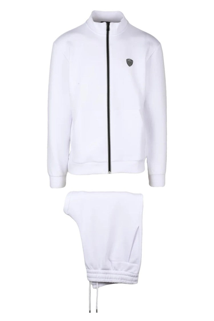Ea7 Emporio Armani Tracksuit Polyester/Viscose/Elastane - White