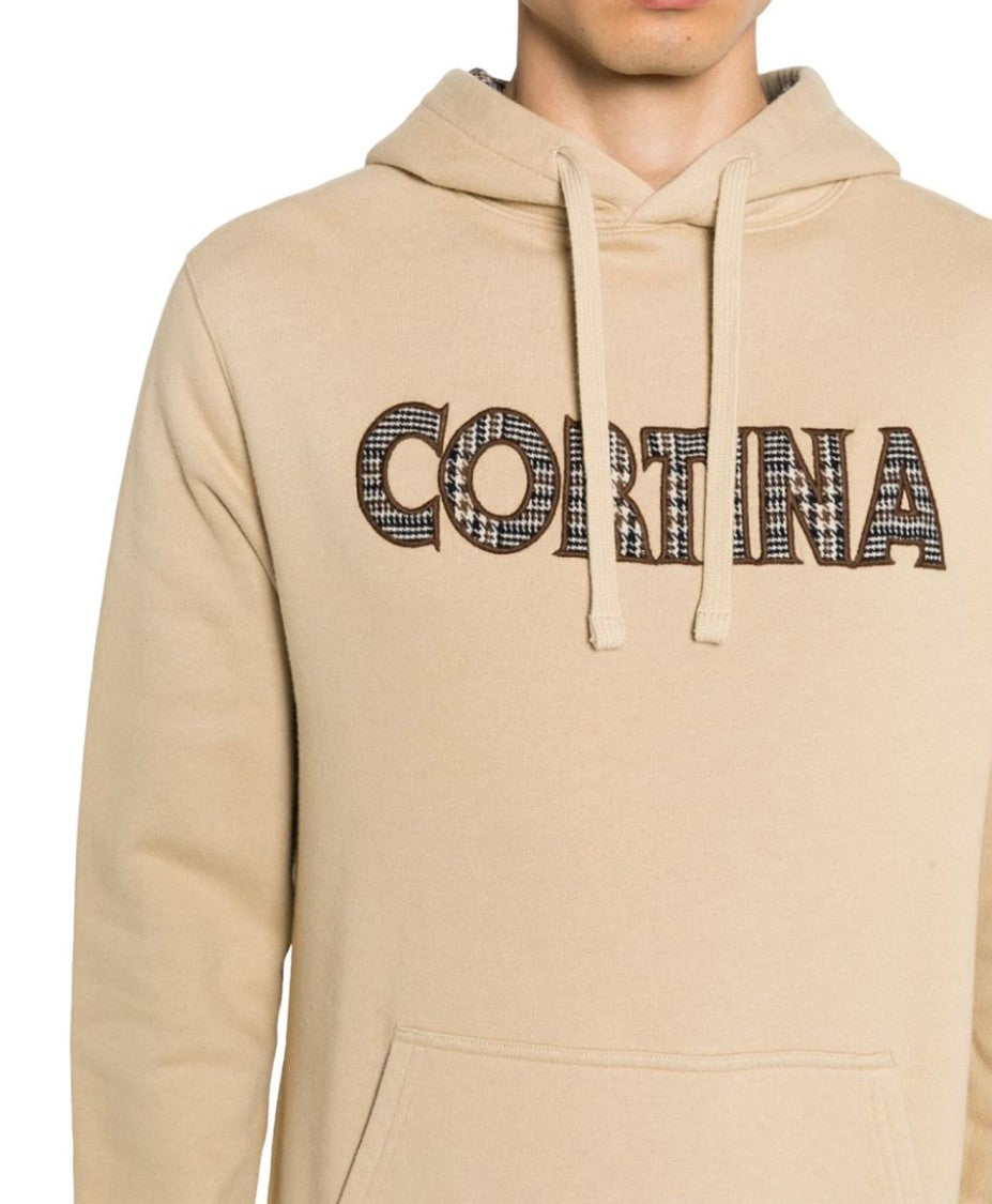 Mc2 Saint Barth Relaxed Fit Beige Hoodie