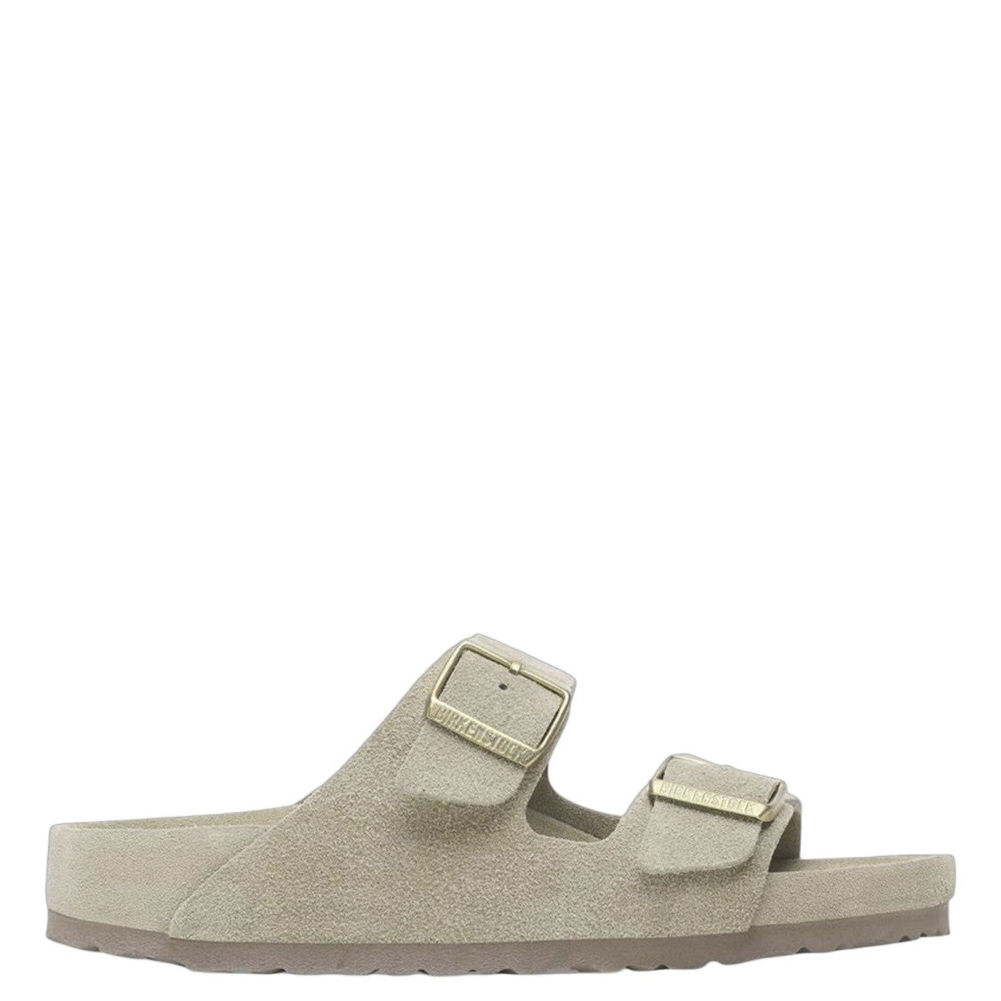 Birkenstock Suede And Cork Sandals