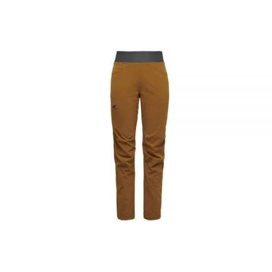 Black Diamond Straight Fit Pants With High Waistband And Minimalist Design