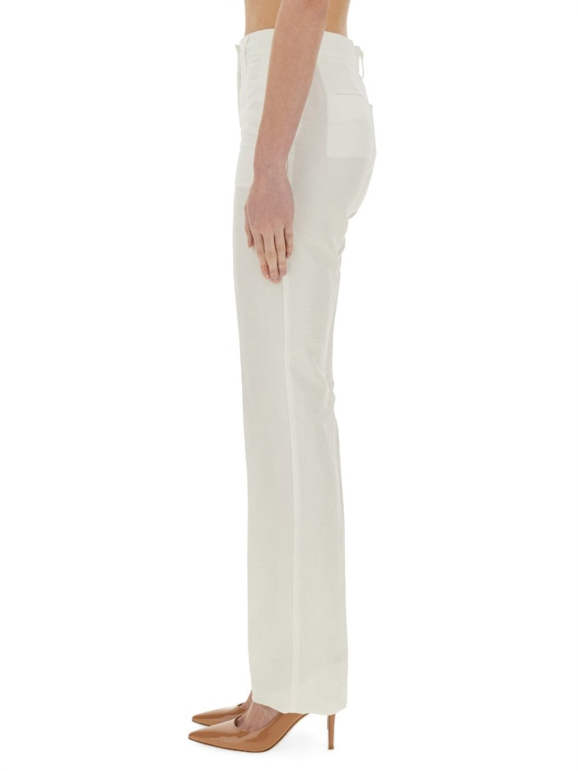 Sportmax Straight-Fit Tailored Pants With Mid-Rise Waist