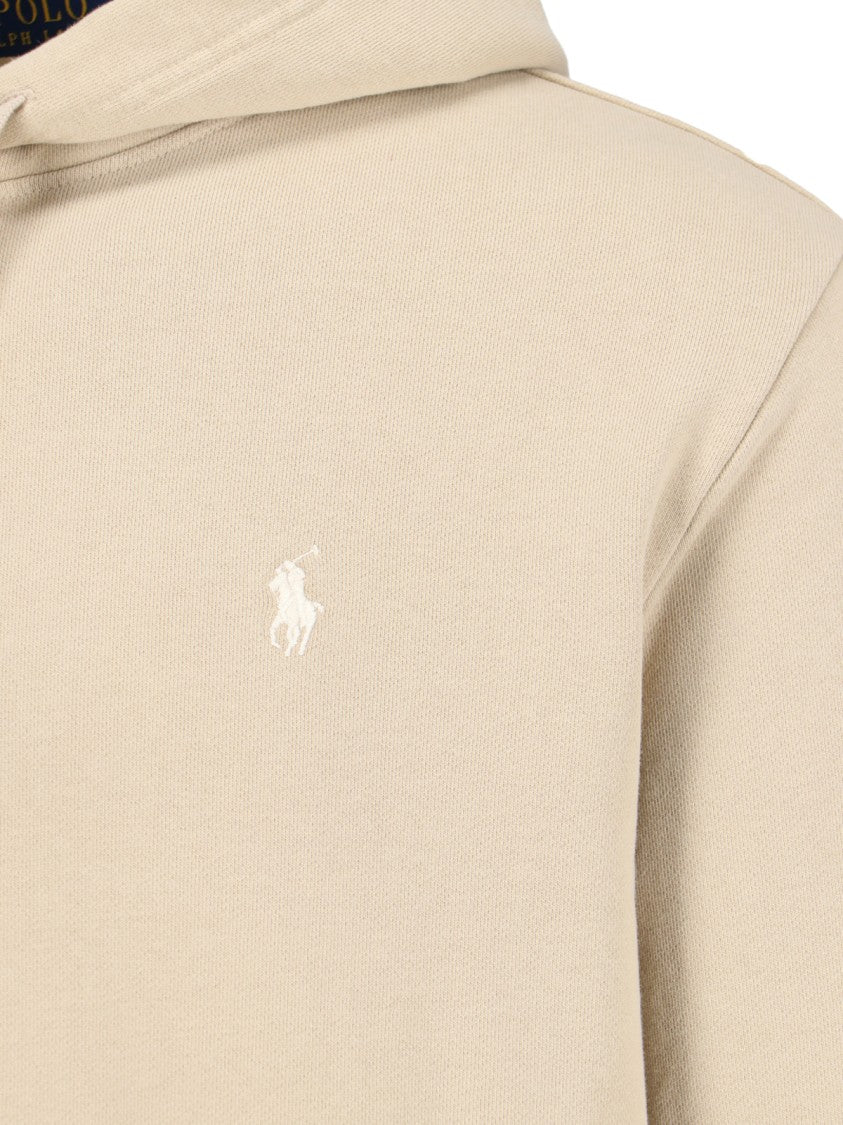 Polo Ralph Lauren "Rigby Go" Logo Hoodie – Beige