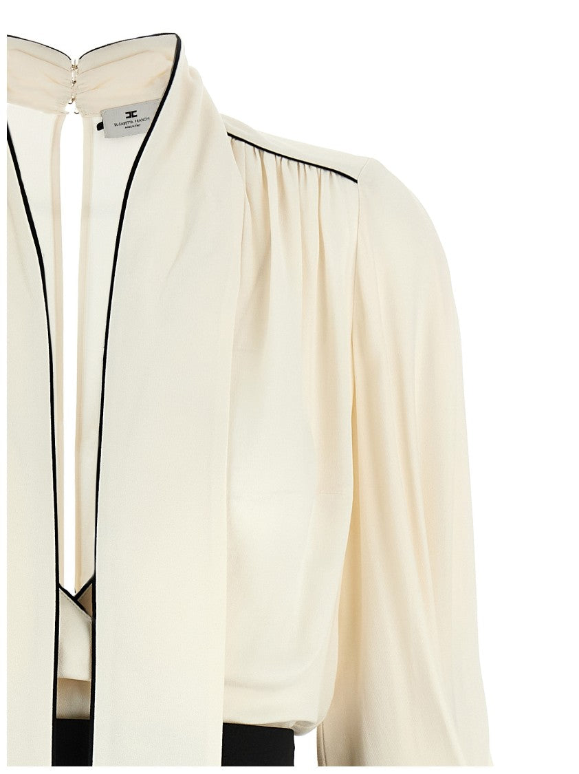 Elisabetta Franchi Two-Piece Dress With Removable Georgette Shirt