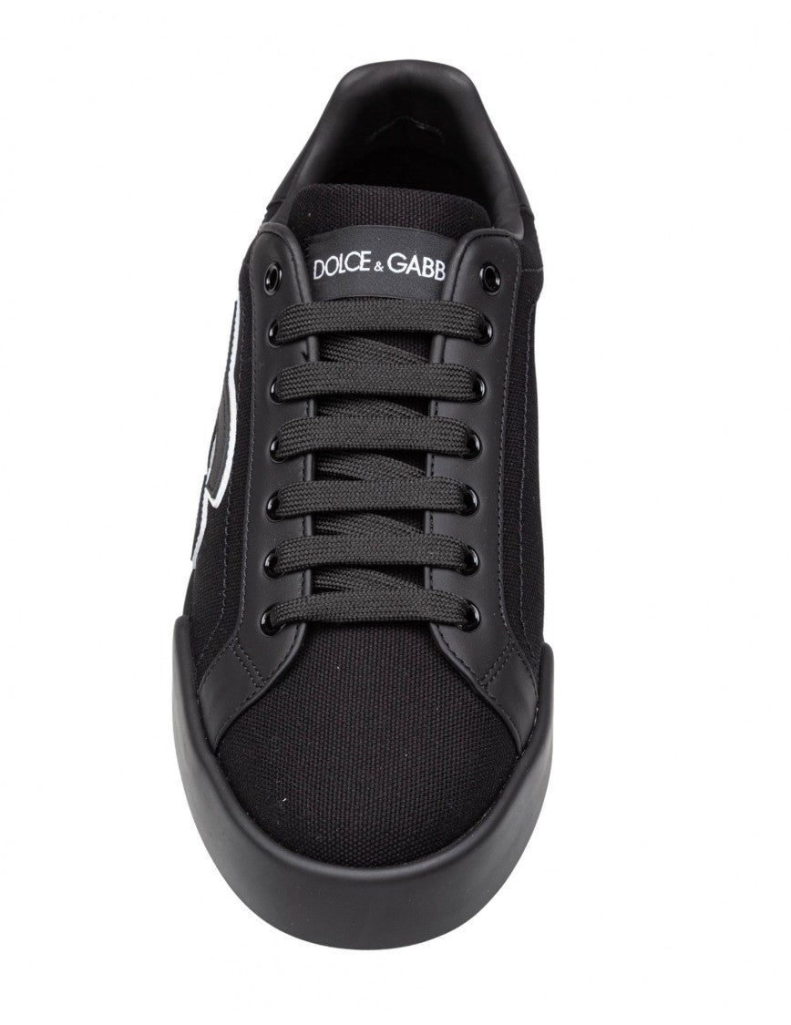 Dolce & Gabbana Light Strobel Sneaker In Canvas