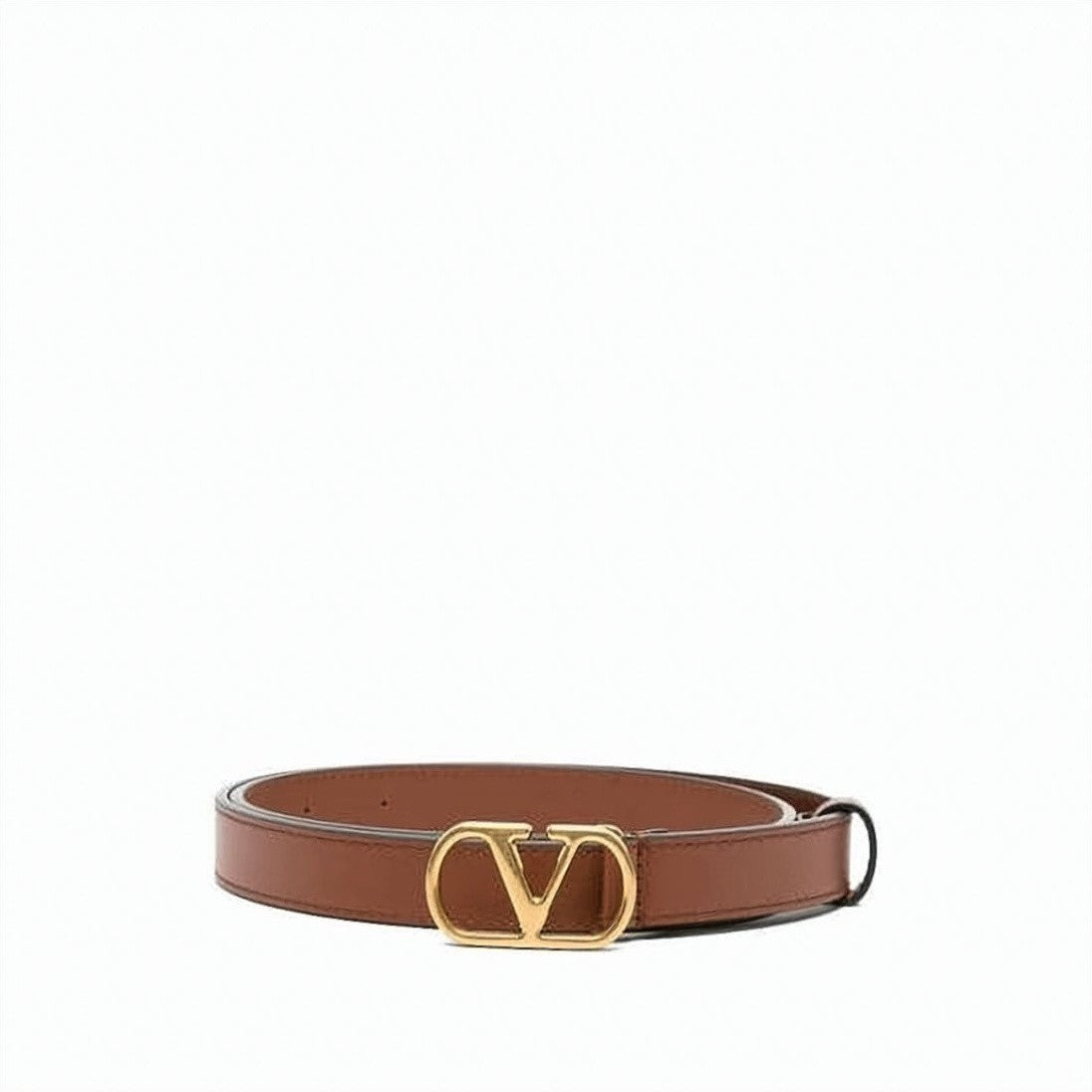 Valentino Garavani Brown Calf Leather Belt