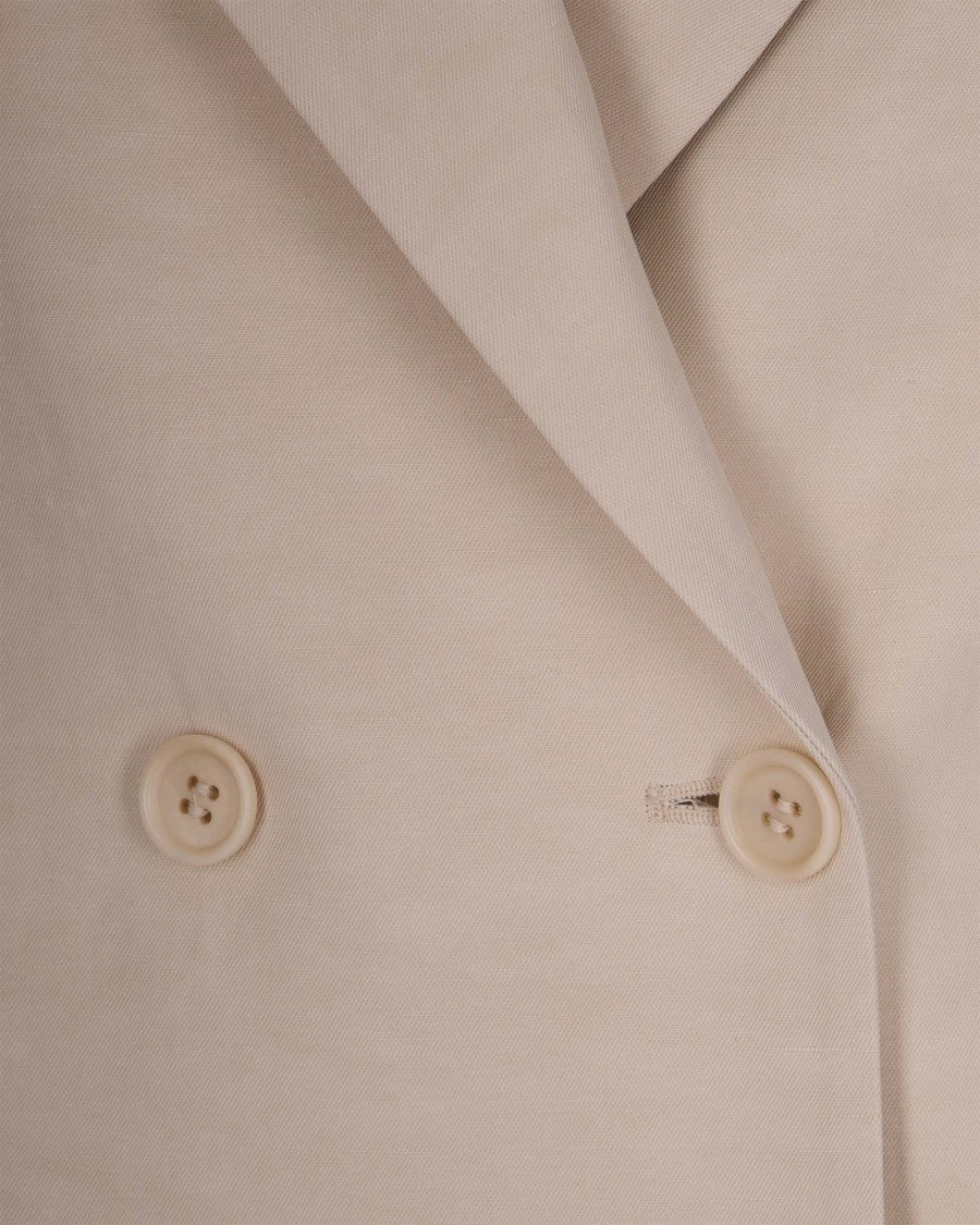 P.A.R.O.S.H. Sand Double-Breasted Blazer