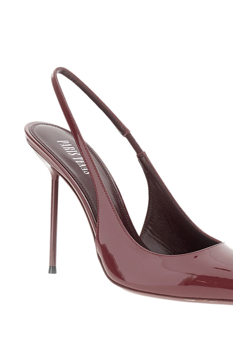 Paris Texas Red Lidia Patent Leather Slingback Pumps