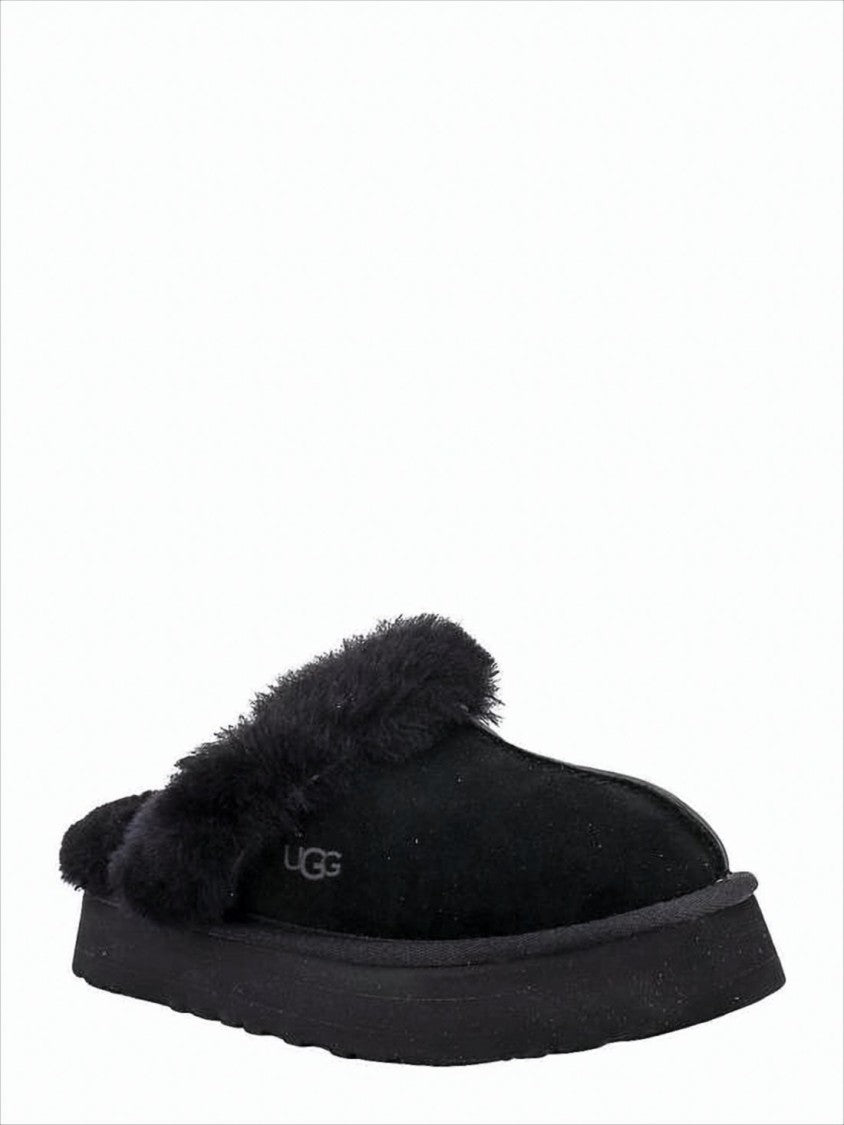 Ugg Slip-On Mules With Plush Fluffy Lining