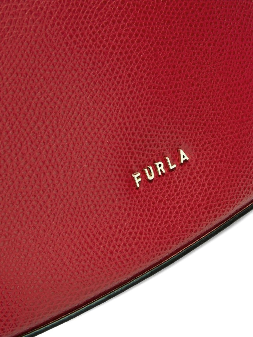 Furla Structured Leather Shoulder Bag