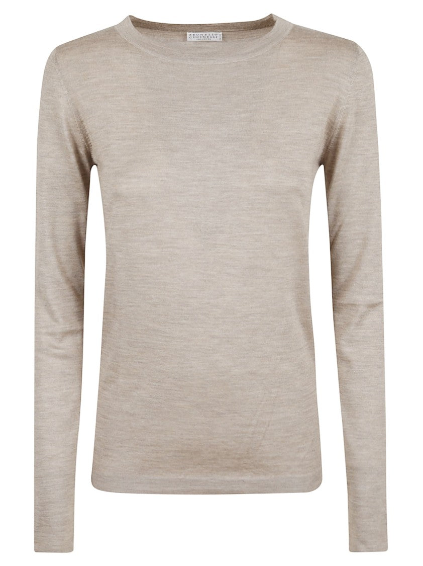 Brunello Cucinelli Fine Knit Sweater In Cashmere