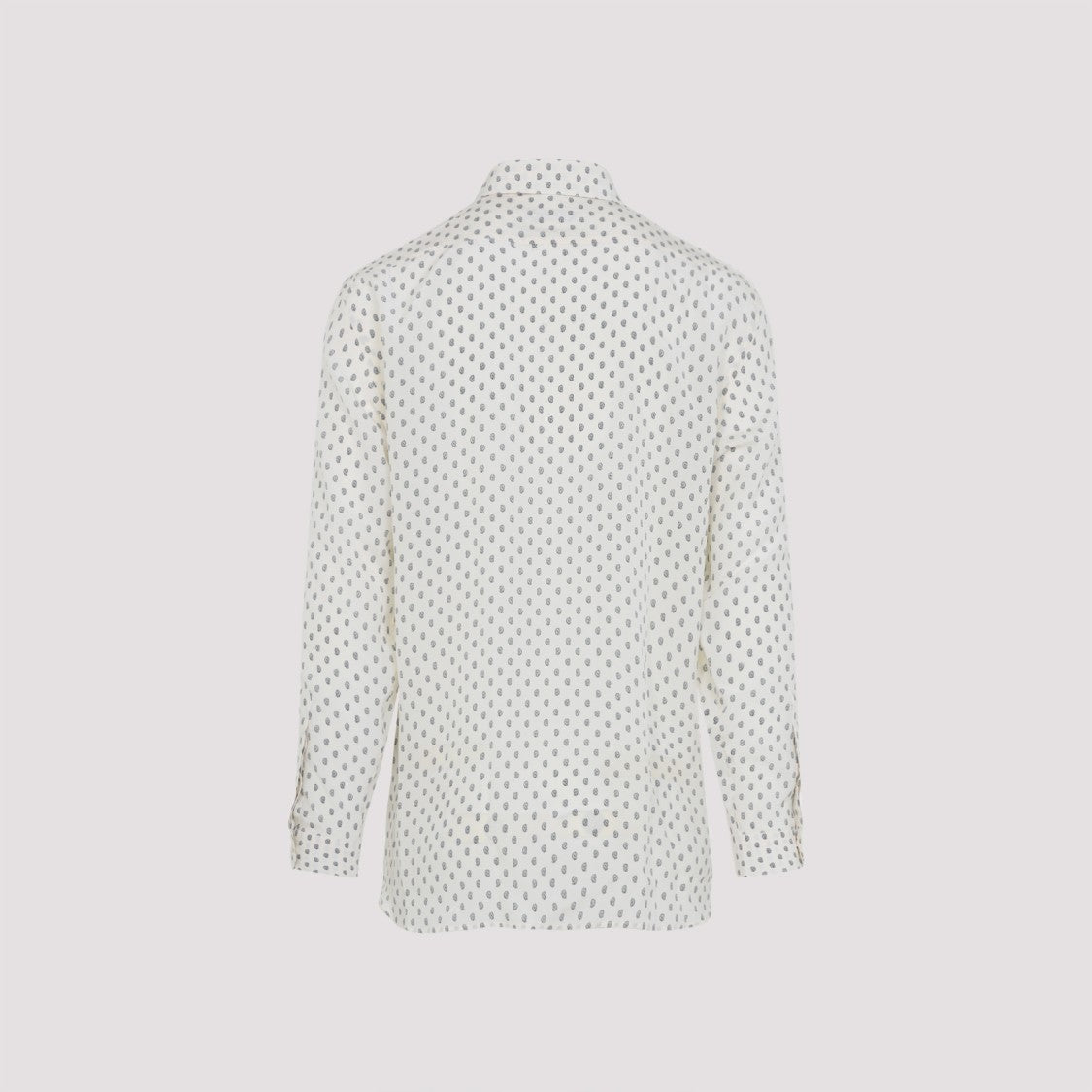 Tom Ford Silk Formal Shirt With Subtle Paisley Pattern