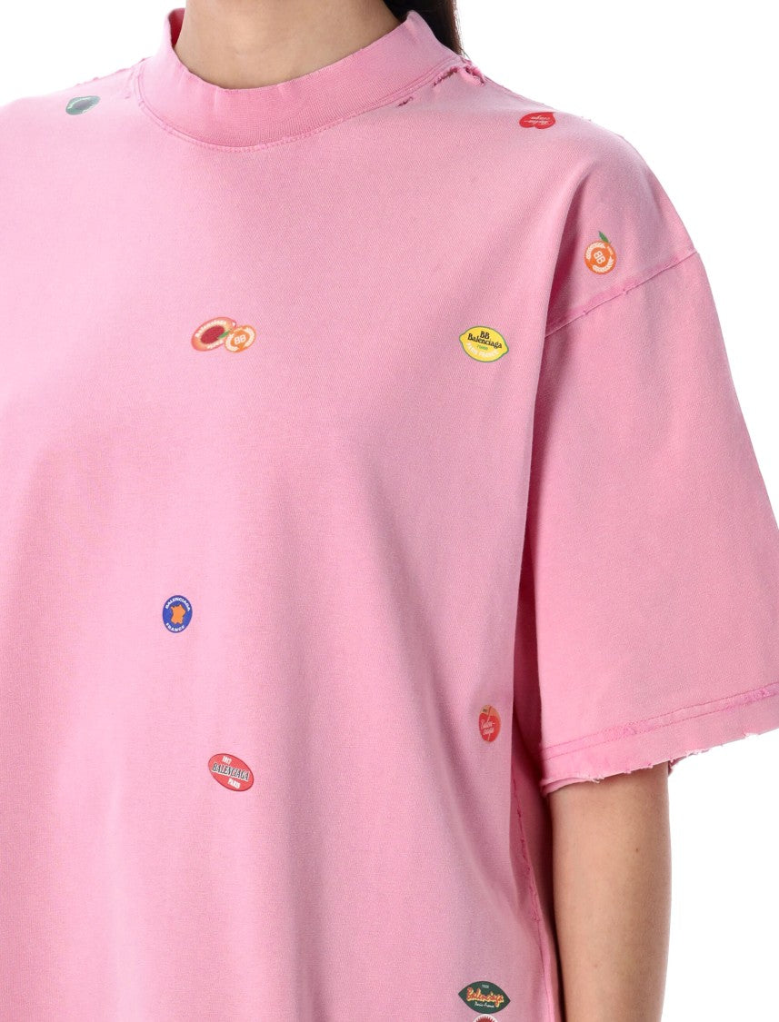 Balenciaga Fruity Medium Fit T-Shirt
