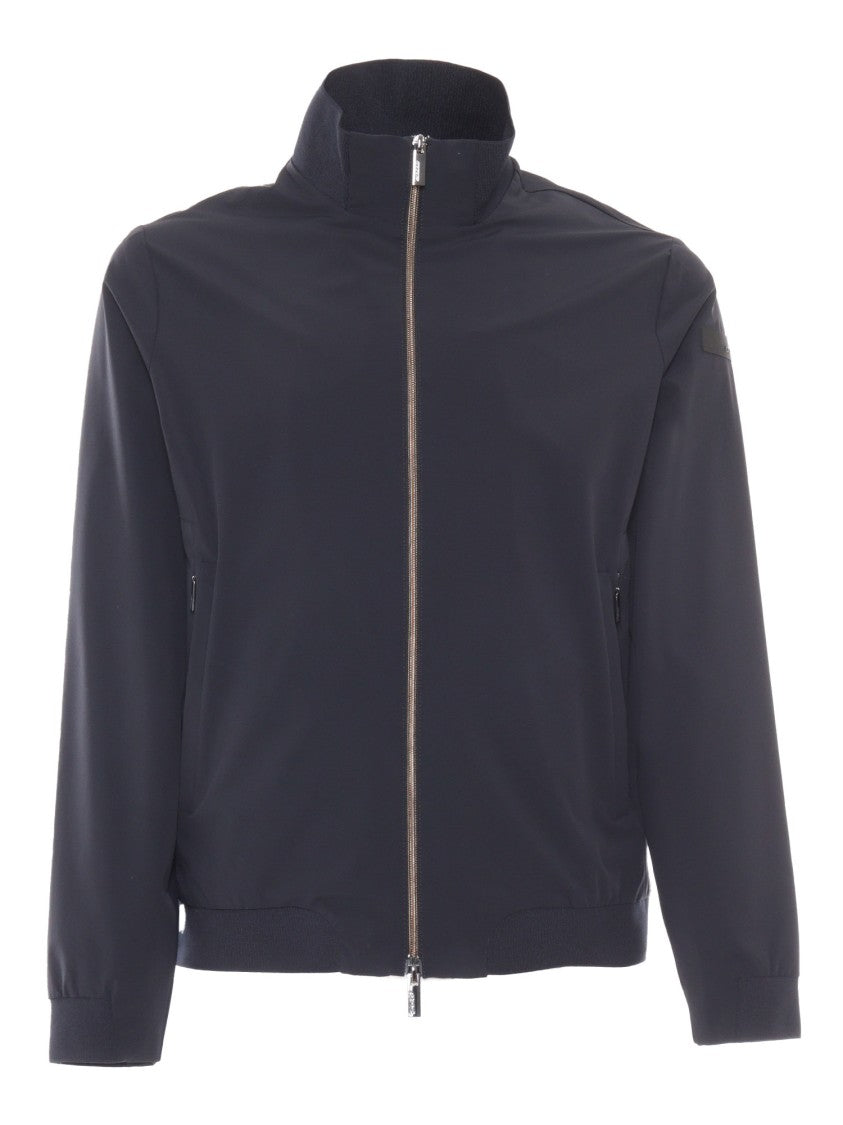 Rrd Streamlined High Collar Jacket With Full Zip Closure