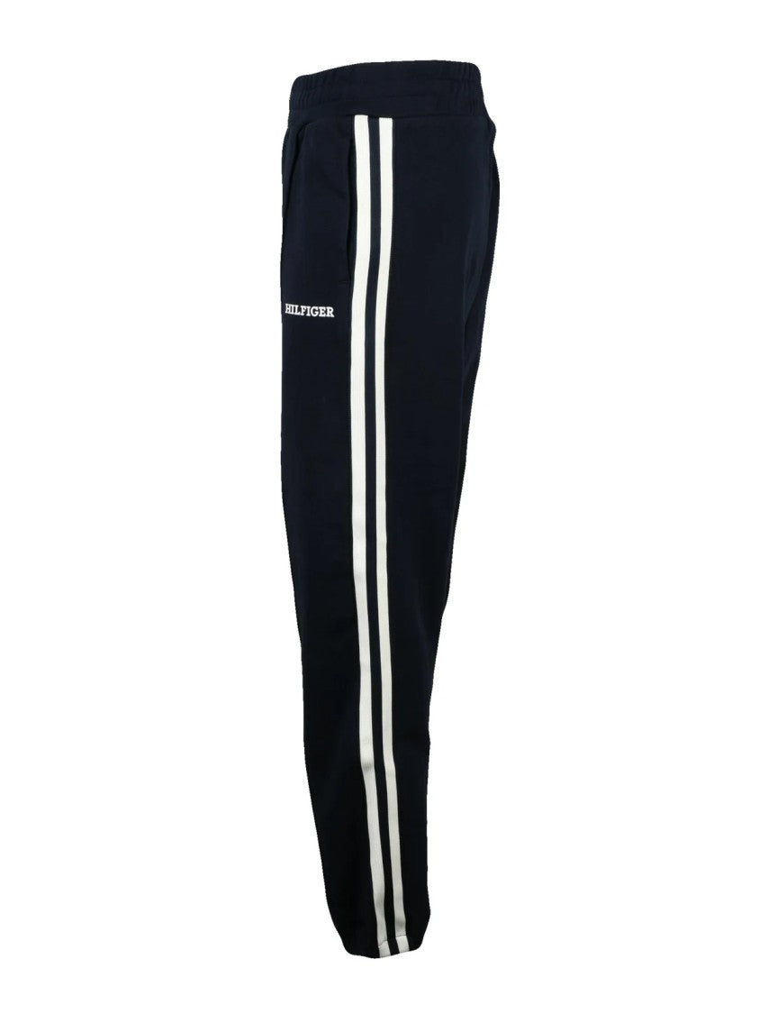 Tommy Hilfiger Tracksuit Bottoms With Elasticated Waistband And Side Stripes