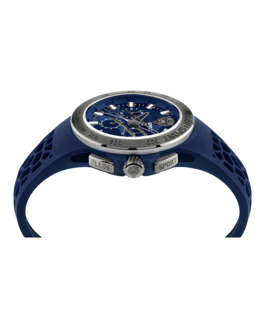Plein Sport Chronograph Date Quartz Watch With Camo Guilloche Dial