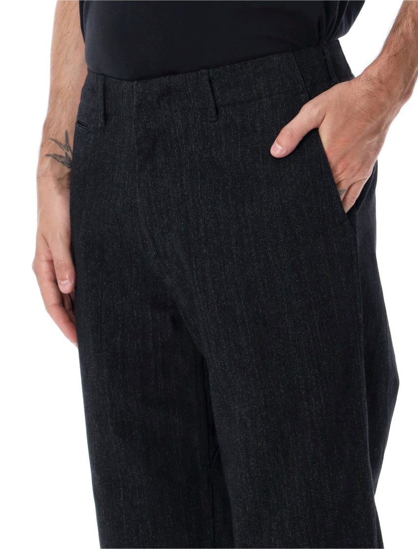 Namamica Relaxed Fit Classic Waistband Wide-Leg Jeans